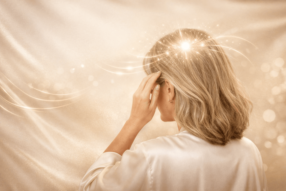 Chute de cheveux en péri-ménopause : les 3 causes cachées et comment relancer la croissance naturellement