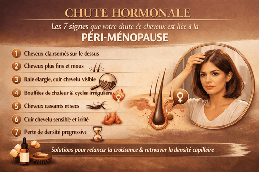 Les 7 signes que votre chute de cheveux est liée à la péri‑ménopause
