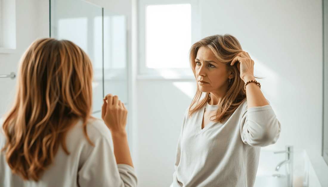 Péri-ménopause et chute de cheveux : Pourquoi votre routine habituelle ne suffit plus