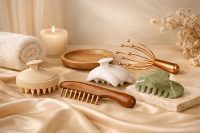 Accessoires de massage du cuir chevelu