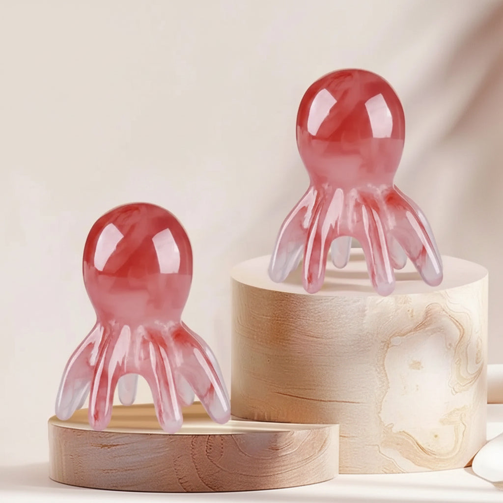 Octopus Meridian™ – Peigne de Massage du Cuir Chevelu