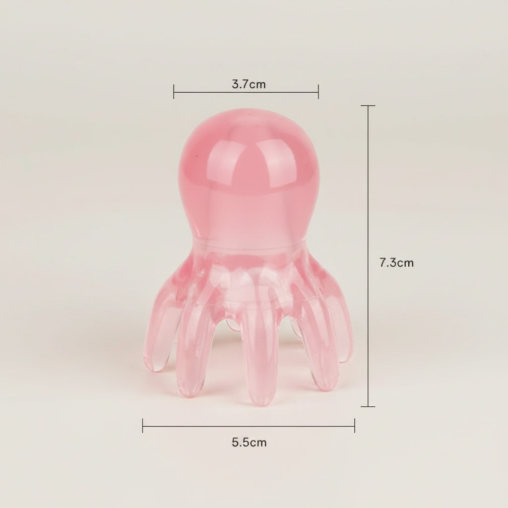 Octopus Meridian™ – Peigne de Massage du Cuir Chevelu moyen