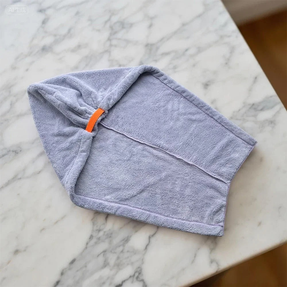 Serviette Microfibre Capillaire Douce & Vitalité™ violet
