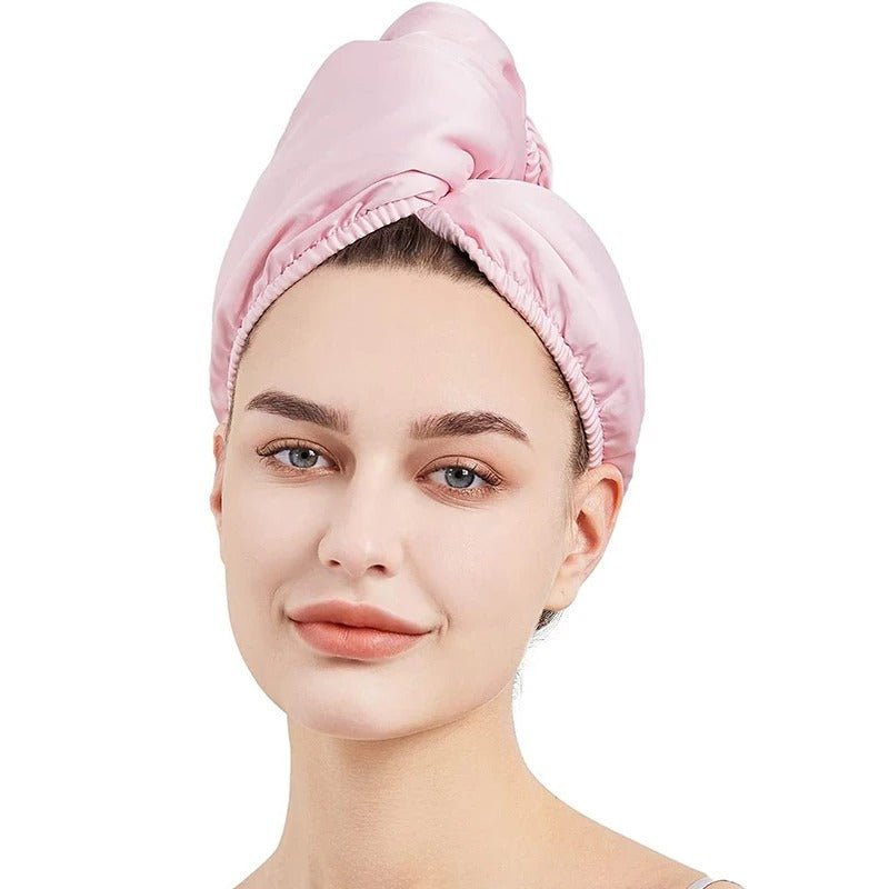 Bonnet double face microfibre et satin anti-casse