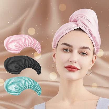 Bonnet double face microfibre et satin couleur