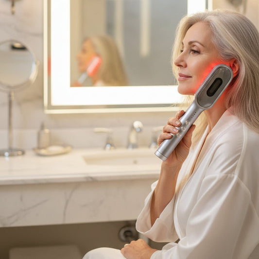 Brosse Thérapeutique : Stimulation Photonique & Micro-courants Anti-Chute
