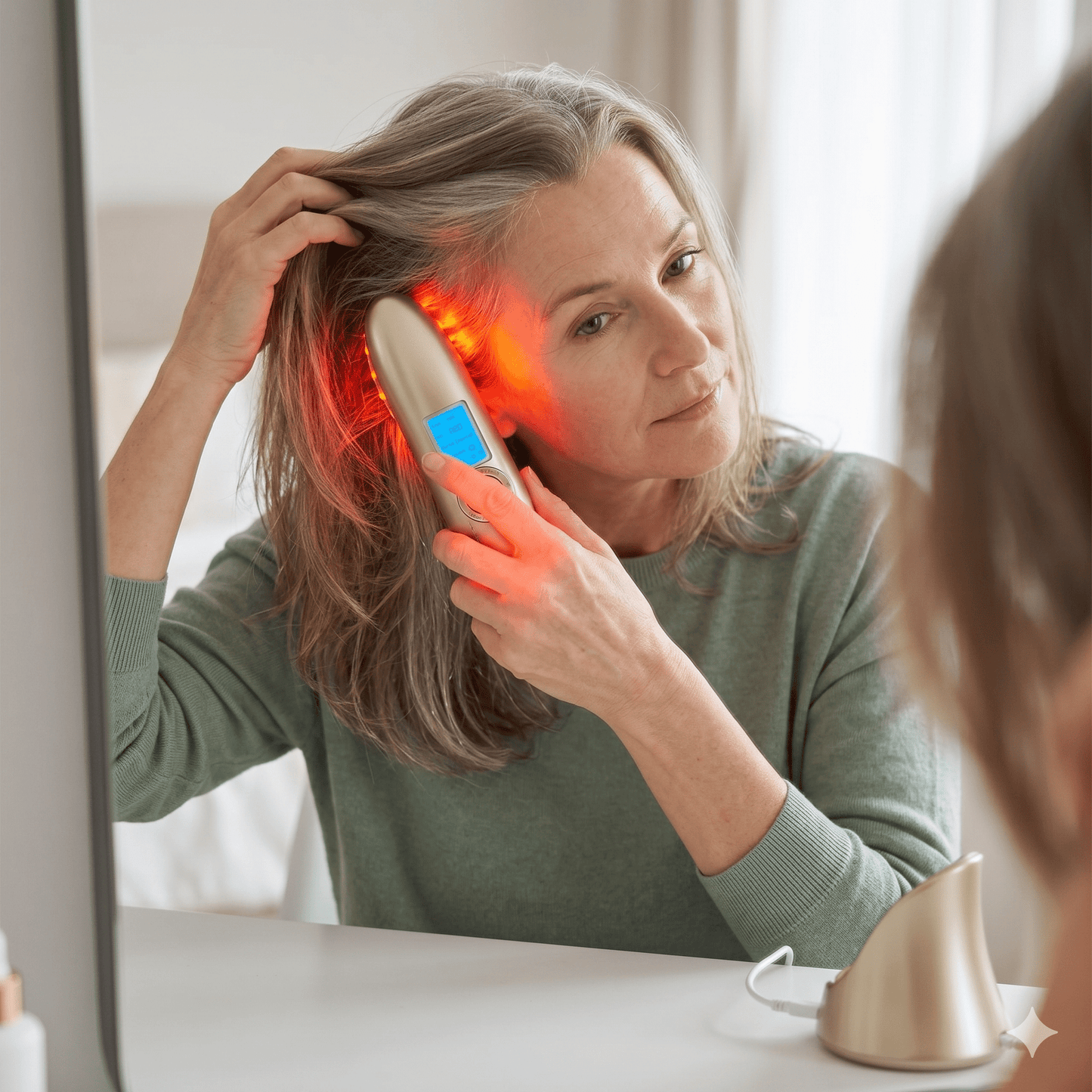 Brosse Thérapie cuir Chevelu | Lumière Rouge