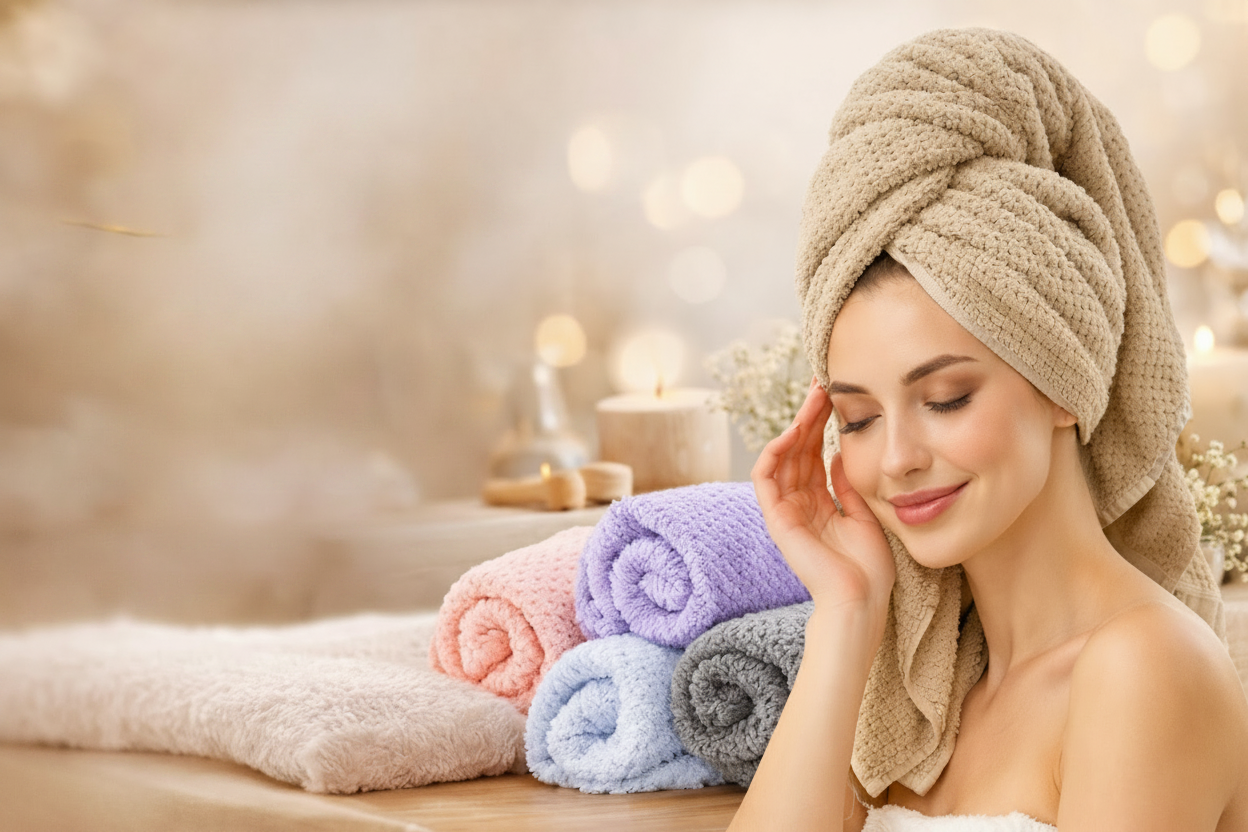 collection serviette de microfibre premium