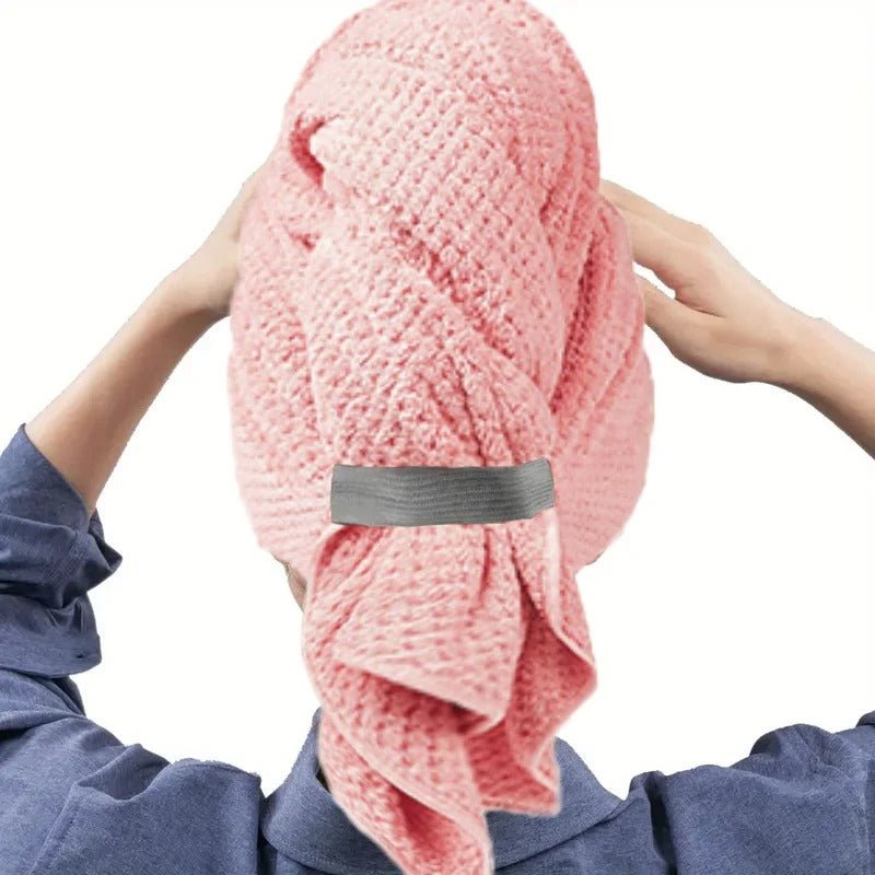 Serviette Microfibre – Anti‑Casse & Rituel Bien‑Être pour Cheveux Fragilisés absorbant