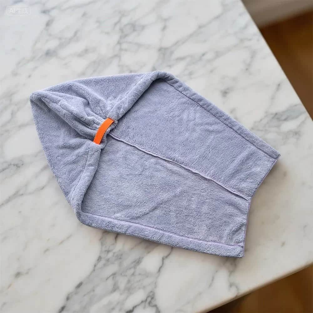 Serviette Microfibre Capillaire Douce & Vitalité™ violet