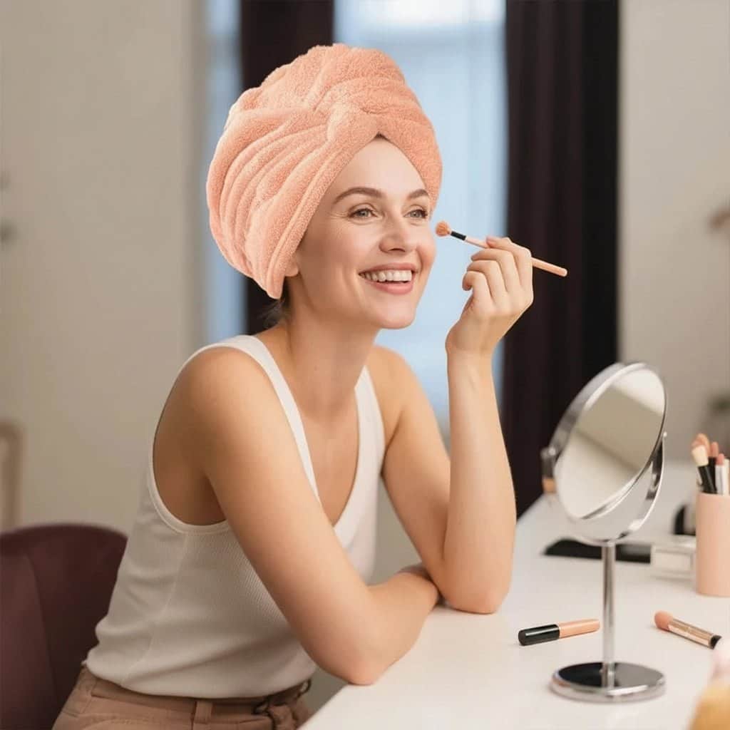 Serviette Microfibre Capillaire Douce & Vitalité™ femme